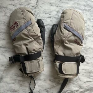 Burton Beige Snowboard Mittens